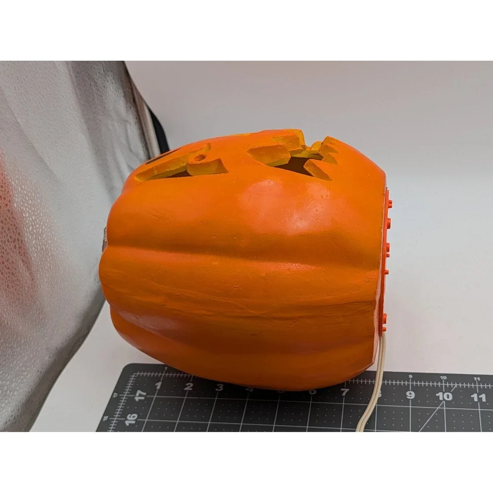 Paper Magic Group Jack O Lantern Orange‎ Vintage 1998 Light Up Pumpkin Decor a